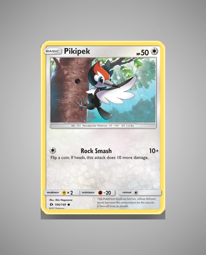 Collector’s Guide: Pikipek (Sun Moon #106)
