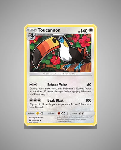 Collector’s Guide: Toucannon (Sun Moon #108)