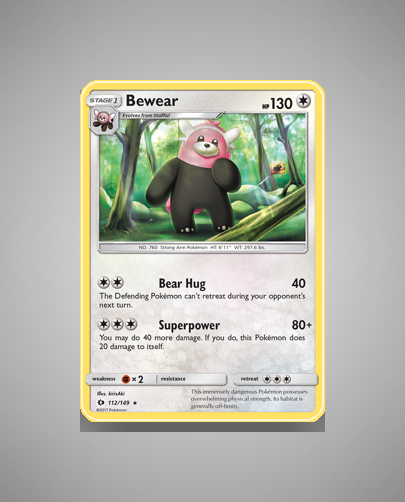 Collector’s Guide: Bewear (Sun Moon #112)