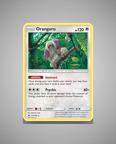 Collector’s Guide: Oranguru (Sun Moon #113)