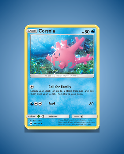 Collector’s Guide: Corsola (Sun Moon #36)