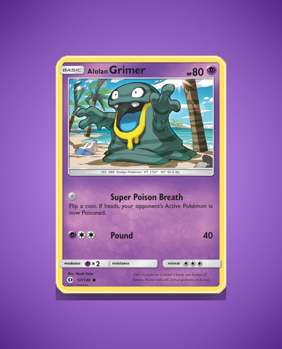 Collector’s Guide: Alolan Grimer (Sun Moon #57)