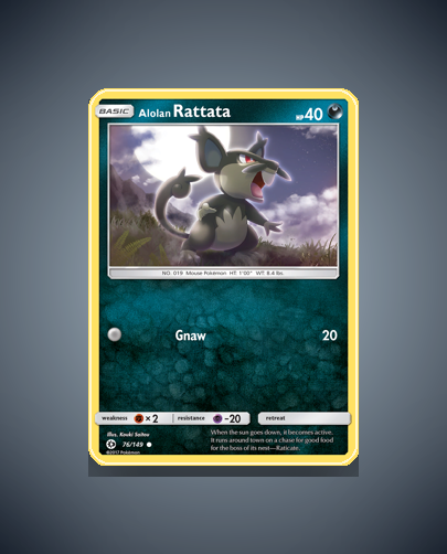 Collector’s Guide: Alolan Rattata (Sun Moon #76)