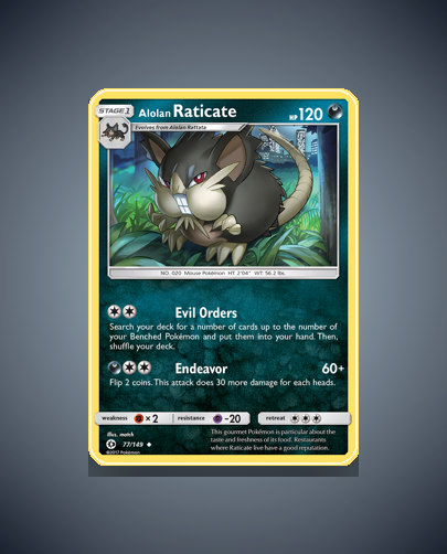 Collector’s Guide: Alolan Raticate (Sun Moon #77)