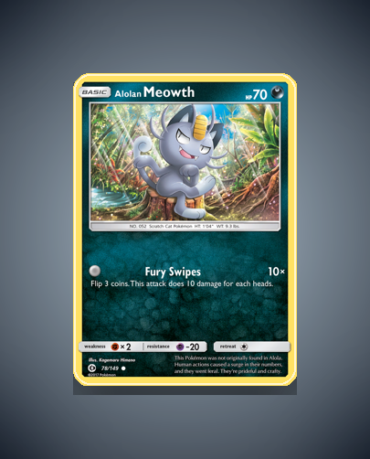 Collector’s Guide: Alolan Meowth (Sun Moon #78)