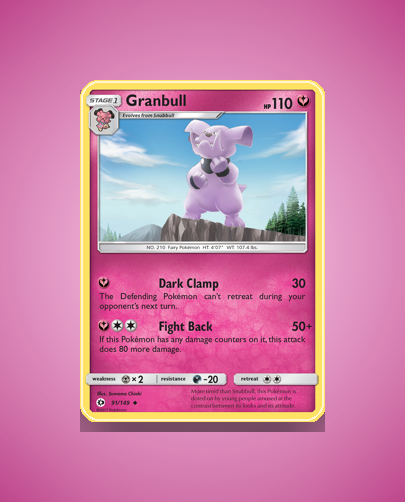 Collector’s Guide: Granbull (Sun Moon #91)