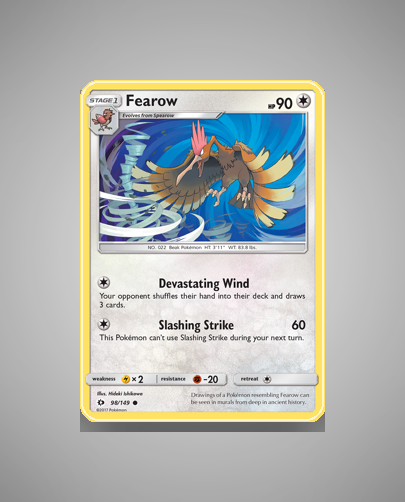 Collector’s Guide: Fearow (Sun Moon #98)
