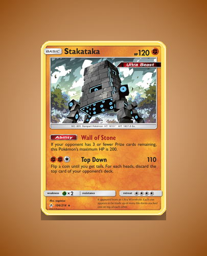 Collector’s Guide: Stakataka (Unbroken Bonds #106)