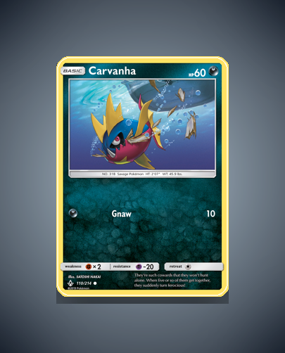 Collector’s Guide: Carvanha (Unbroken Bonds #110)