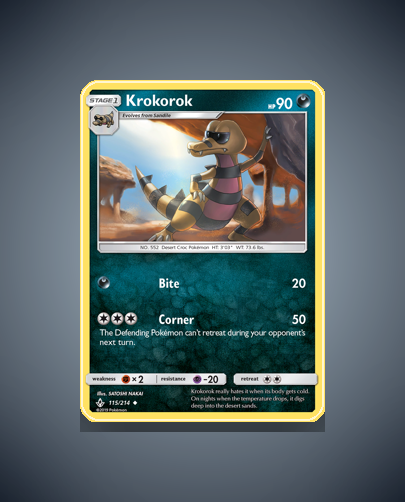 Collector’s Guide: Krokorok (Unbroken Bonds #115)