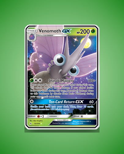 Collector’s Guide: Venomoth-GX (Unbroken Bonds #12)