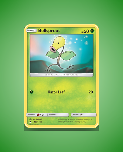 Collector’s Guide: Bellsprout (Unbroken Bonds #13)