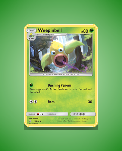 Collector’s Guide: Weepinbell (Unbroken Bonds #14)