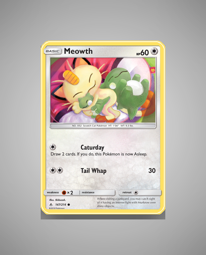 Collector’s Guide: Meowth (Unbroken Bonds #147)
