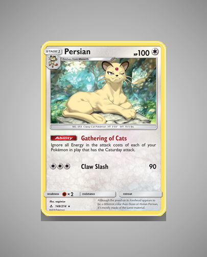 Collector’s Guide: Persian (Unbroken Bonds #148)
