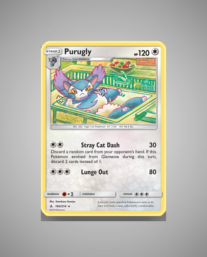 Collector’s Guide: Purugly (Unbroken Bonds #160)