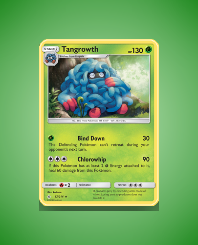 Collector’s Guide: Tangrowth (Unbroken Bonds #17)