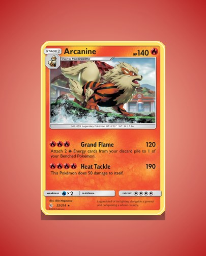 Collector’s Guide: Arcanine (Unbroken Bonds #22)