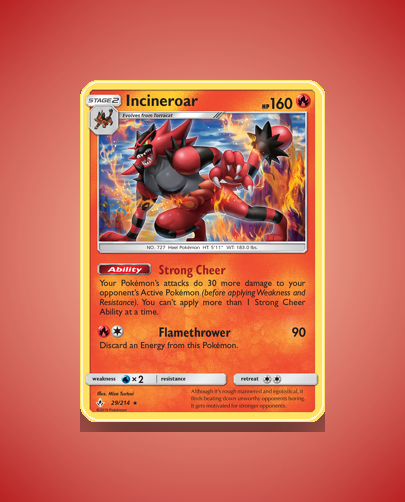 Collector’s Guide: Incineroar (Unbroken Bonds #29)