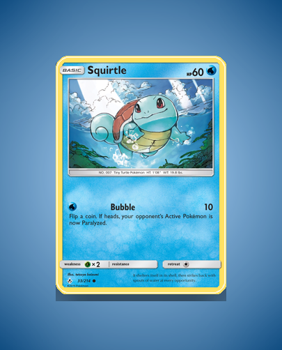 Collector’s Guide: Squirtle (Unbroken Bonds #33)