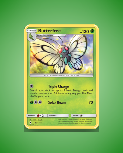 Collector’s Guide: Butterfree (Unbroken Bonds #4)