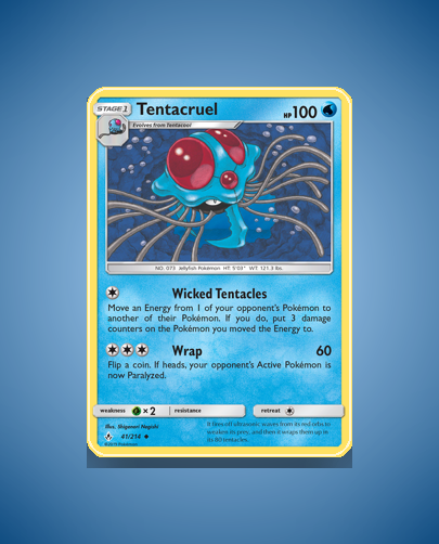 Collector’s Guide: Tentacruel (Unbroken Bonds #41)