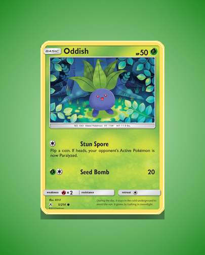 Collector’s Guide: Oddish (Unbroken Bonds #5)