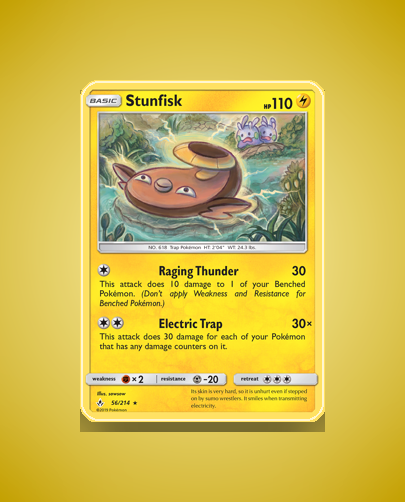 Collector’s Guide: Stunfisk (Unbroken Bonds #56)