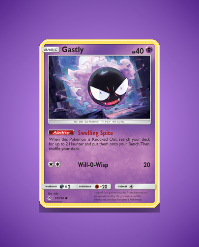 Collector’s Guide: Gastly (Unbroken Bonds #67)