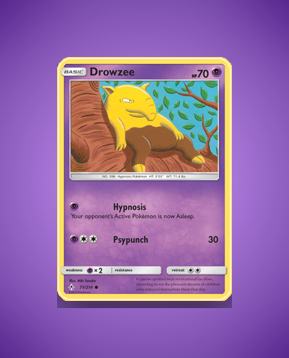 Collector’s Guide: Drowzee (Unbroken Bonds #71)