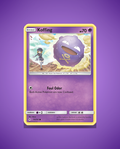 Collector’s Guide: Koffing (Unbroken Bonds #73)