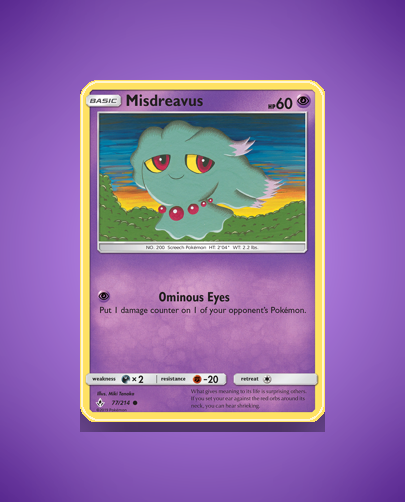 Collector’s Guide: Misdreavus (Unbroken Bonds #77)