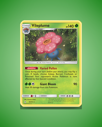 Collector’s Guide: Vileplume (Unbroken Bonds #8)