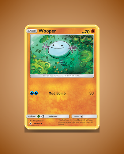 Collector’s Guide: Wooper (Unbroken Bonds #96)