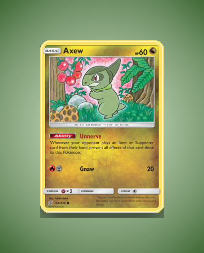 Collector’s Guide: Axew (Unified Minds #154)