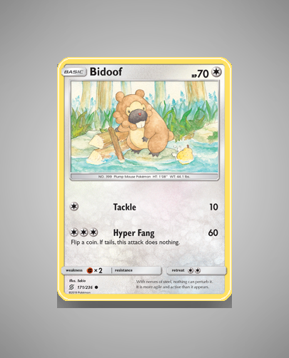 Collector’s Guide: Bidoof (Unified Minds #171)