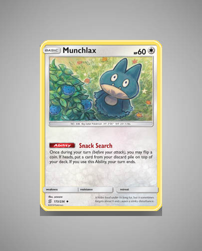 Collector’s Guide: Munchlax (Unified Minds #173)