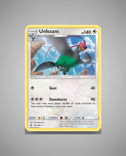 Collector’s Guide: Unfezant (Unified Minds #176)