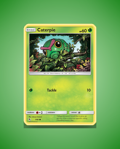 Collector’s Guide: Caterpie (Hidden Fates #1)