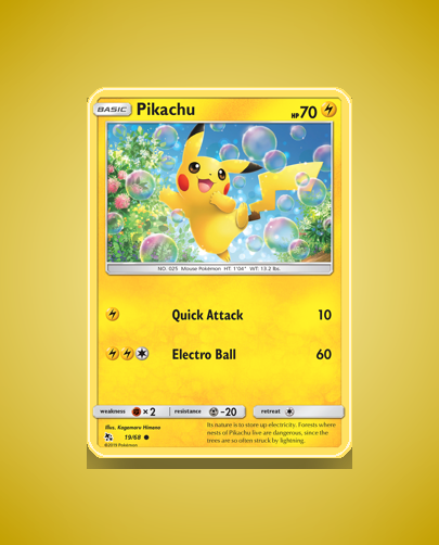 Collector’s Guide: Pikachu (Hidden Fates #19)