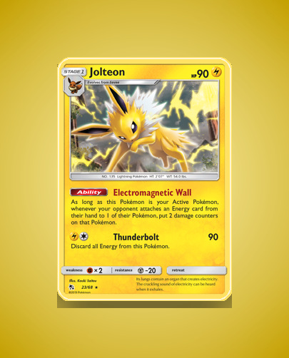 Collector’s Guide: Jolteon (Hidden Fates #23)