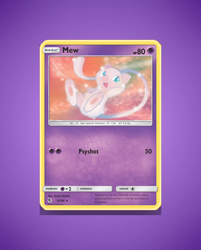 Collector’s Guide: Mew (Hidden Fates #32)