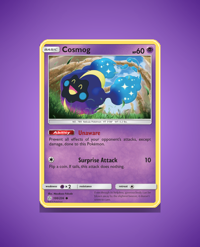 Collector’s Guide: Cosmog (Cosmic Eclipse #100)