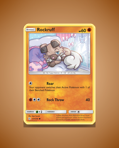 Collector’s Guide: Rockruff (Cosmic Eclipse #123)