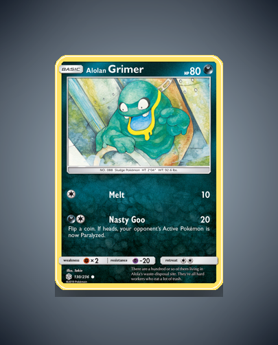 Collector’s Guide: Alolan Grimer (Cosmic Eclipse #130)