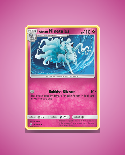Collector’s Guide: Alolan Ninetales (Cosmic Eclipse #145)