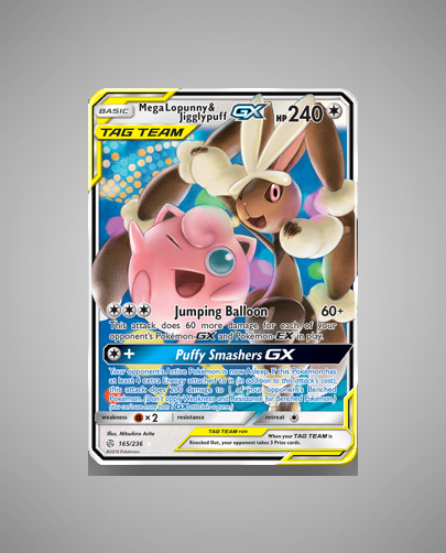 Collector’s Guide: Mega Lopunny & Jigglypuff-GX (Cosmic Eclipse #165)