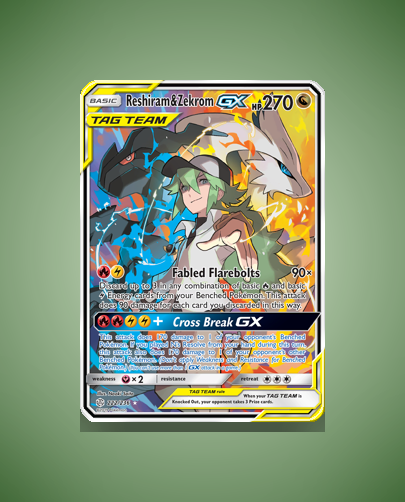 Collector’s Guide: Reshiram & Zekrom-GX (Cosmic Eclipse #222)