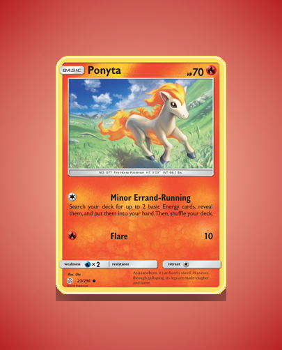Collector’s Guide: Ponyta (Cosmic Eclipse #23)