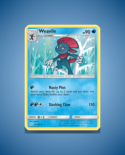 Collector’s Guide: Weavile (Cosmic Eclipse #44)